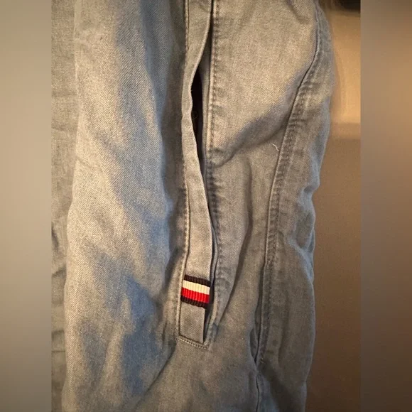 Tommy Hilfiger high/low Jean chambray shirtdress or swimsuit cover-up - Picture 7 of 9